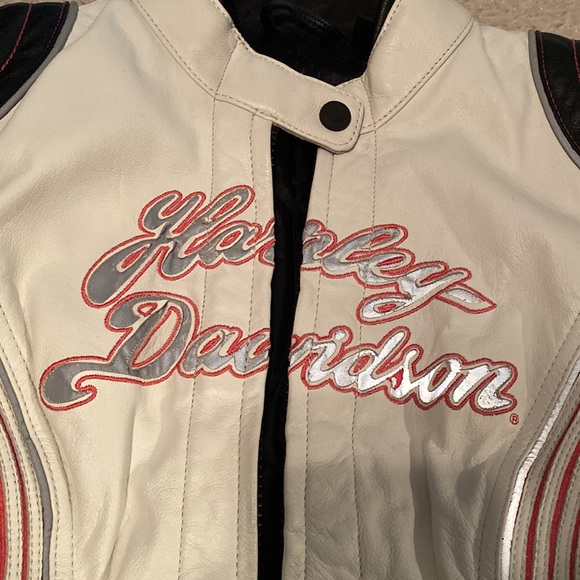Leather Harley-Davidson Riding Jacket - Picture 3 of 6